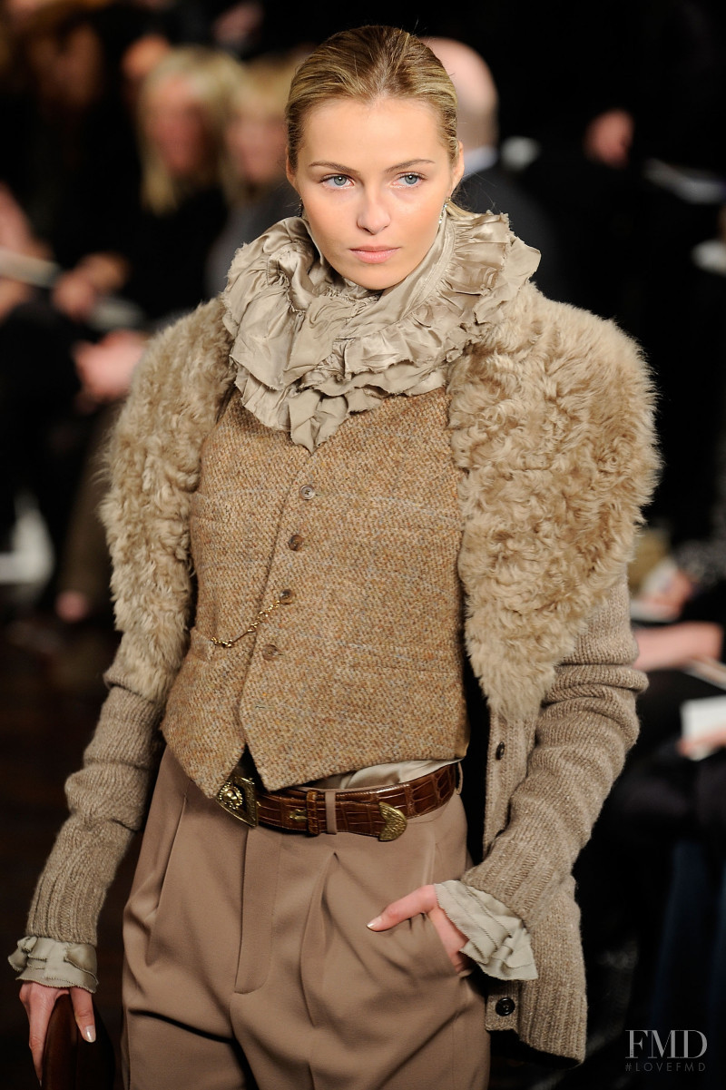 Valentina Zelyaeva featured in  the Ralph Lauren Collection fashion show for Autumn/Winter 2009