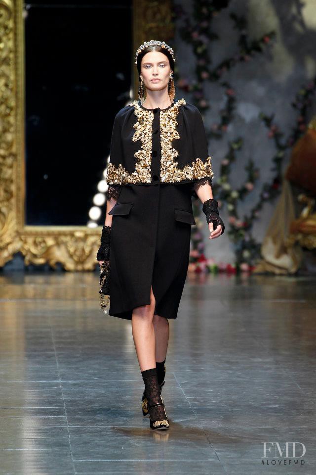Bianca Balti featured in  the Dolce & Gabbana fashion show for Autumn/Winter 2012