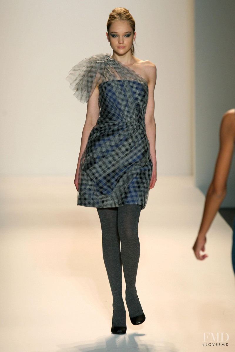 Rosie Tupper featured in  the Lela Rose fashion show for Autumn/Winter 2009
