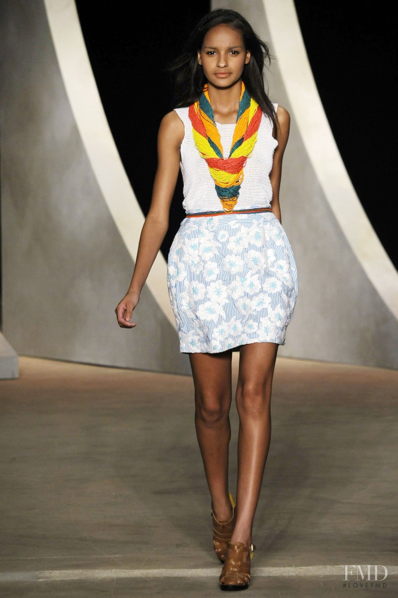 Gracie Carvalho featured in  the Apoena fashion show for Spring/Summer 2010