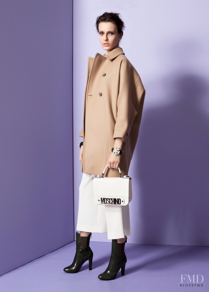 Erjona Ala featured in  the Moschino fashion show for Pre-Fall 2013