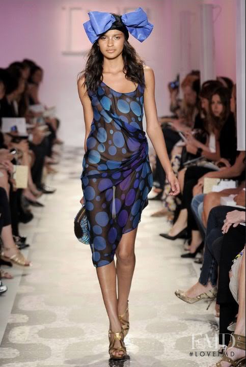 Gracie Carvalho featured in  the Diane Von Furstenberg fashion show for Resort 2010