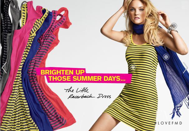 Caroline Trentini featured in  the Express lookbook for Spring/Summer 2009