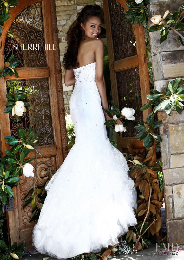 Tyrie Rudolph featured in  the Sherri Hill catalogue for Spring/Summer 2014