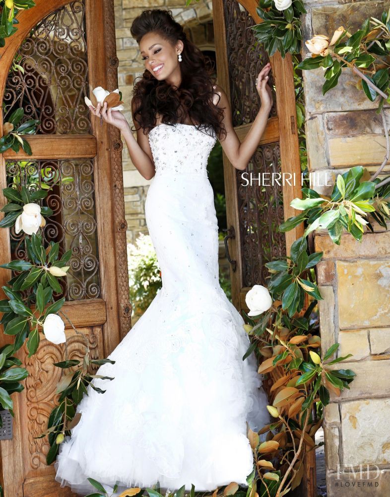 Tyrie Rudolph featured in  the Sherri Hill catalogue for Spring/Summer 2014