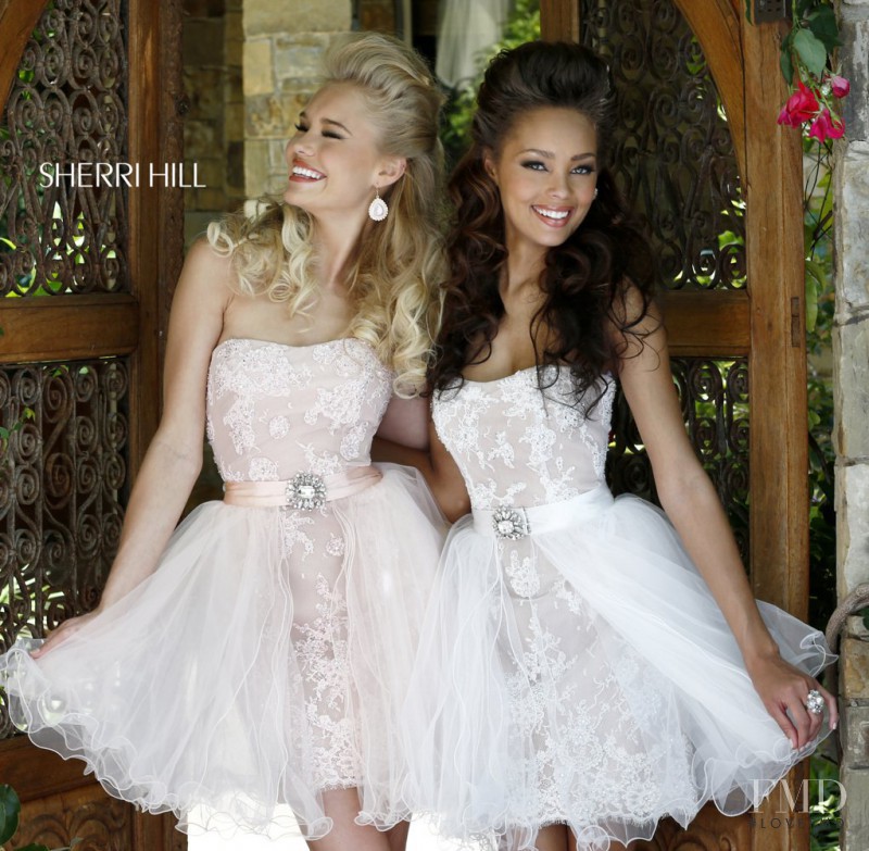 Brooke Perry featured in  the Sherri Hill catalogue for Spring/Summer 2014