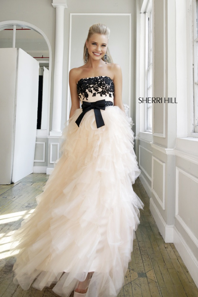 Brooke Perry featured in  the Sherri Hill catalogue for Spring/Summer 2014