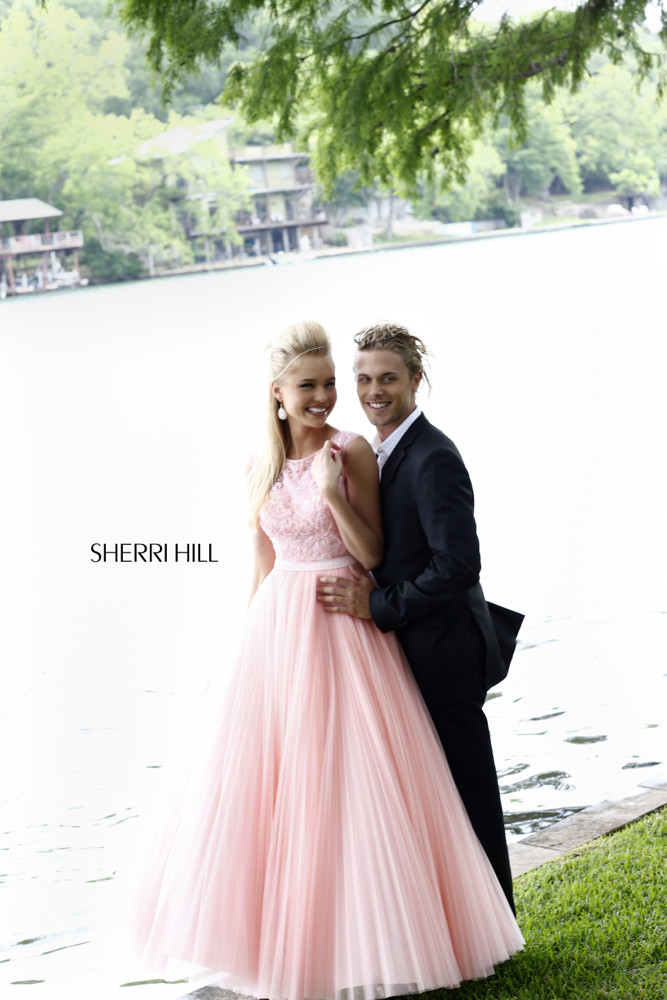 Brooke Perry featured in  the Sherri Hill catalogue for Spring/Summer 2014