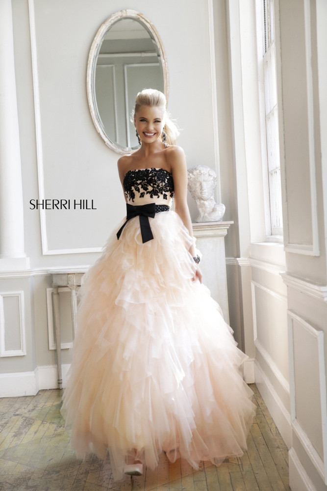 Brooke Perry featured in  the Sherri Hill catalogue for Spring/Summer 2014