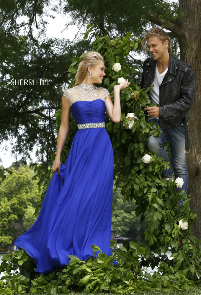Brooke Perry featured in  the Sherri Hill catalogue for Spring/Summer 2014