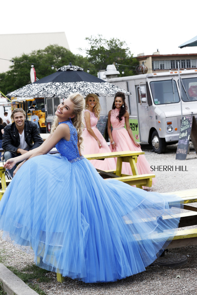 Brooke Perry featured in  the Sherri Hill catalogue for Spring/Summer 2014