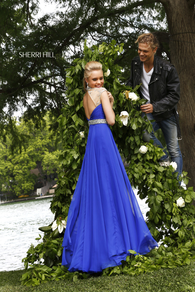 Brooke Perry featured in  the Sherri Hill catalogue for Spring/Summer 2014