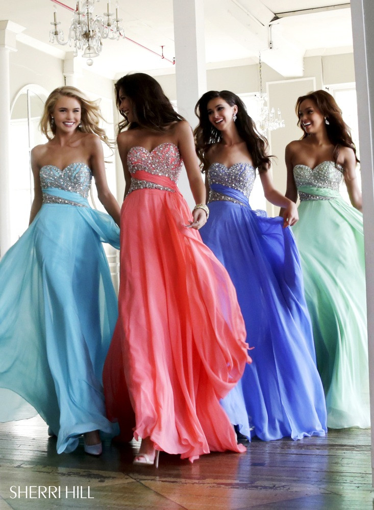 Brooke Perry featured in  the Sherri Hill catalogue for Spring/Summer 2014