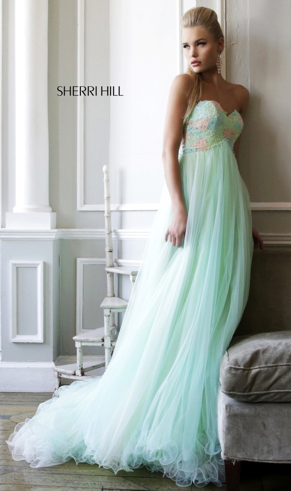 Brooke Perry featured in  the Sherri Hill catalogue for Spring/Summer 2014