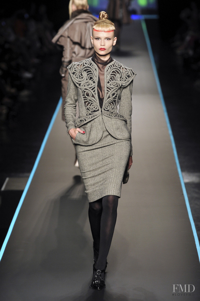 Natasha Poly featured in  the Jean Paul Gaultier Haute Couture fashion show for Autumn/Winter 2008