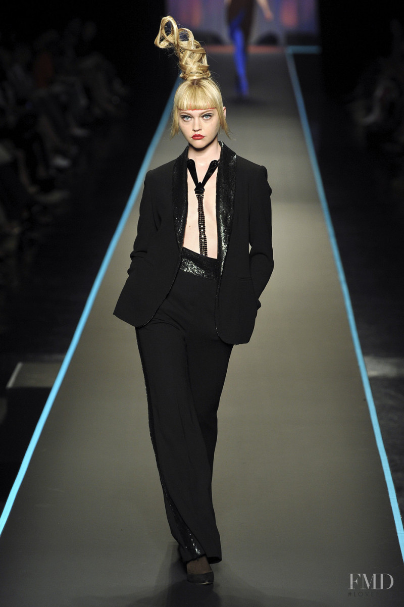 Sasha Pivovarova featured in  the Jean Paul Gaultier Haute Couture fashion show for Autumn/Winter 2008