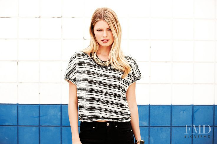 Genevieve Rokero featured in  the BB Dakota lookbook for Spring 2014