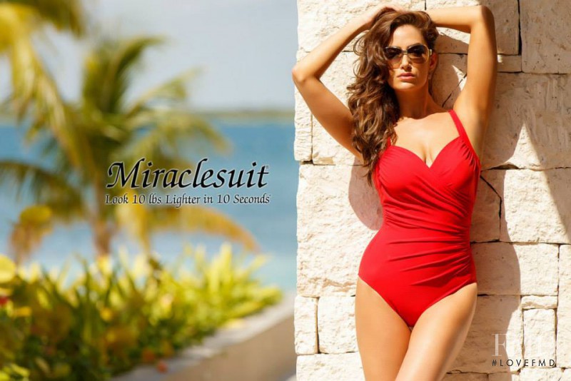 Donna Feldman featured in  the Miraclesuit lookbook for Spring/Summer 2015