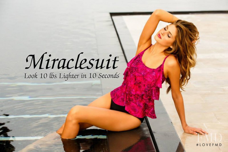 Natalie Pack featured in  the Miraclesuit lookbook for Spring/Summer 2015