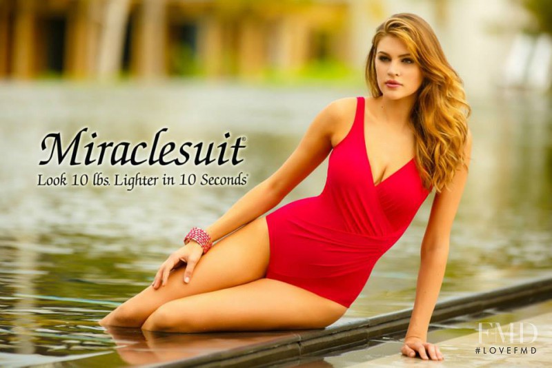 Natalie Pack featured in  the Miraclesuit lookbook for Spring/Summer 2015