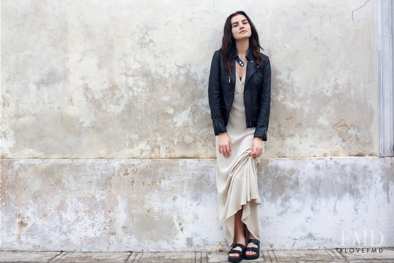 Nohemi Hermosillo featured in  the Ghost London lookbook for Spring/Summer 2015