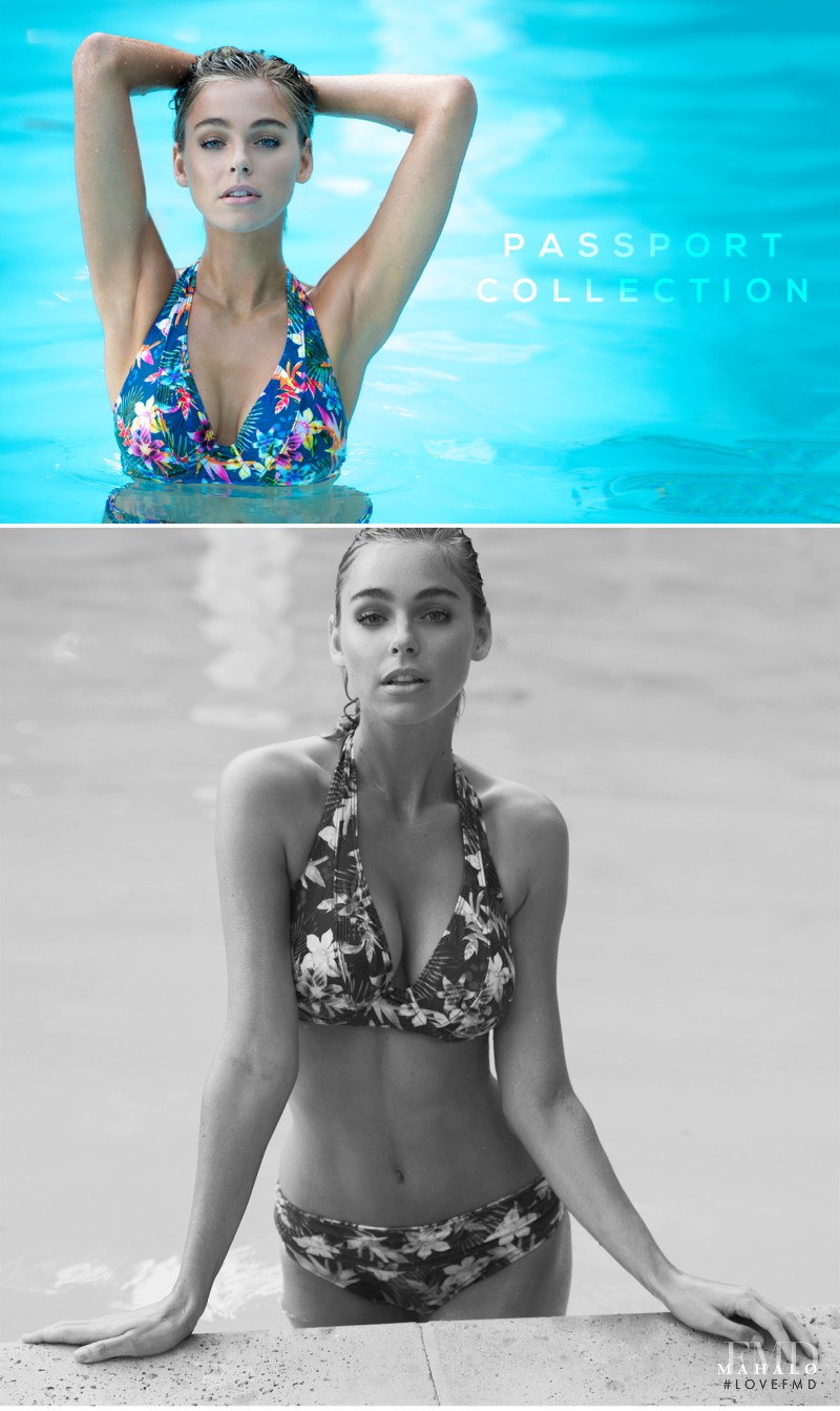 Elizabeth Turner featured in  the Sunsets Separates lookbook for Spring/Summer 2017