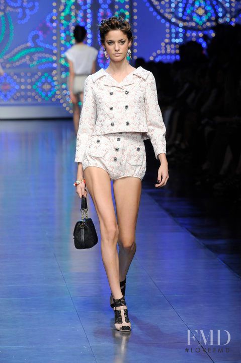 Alejandra Alonso featured in  the Dolce & Gabbana fashion show for Spring/Summer 2012
