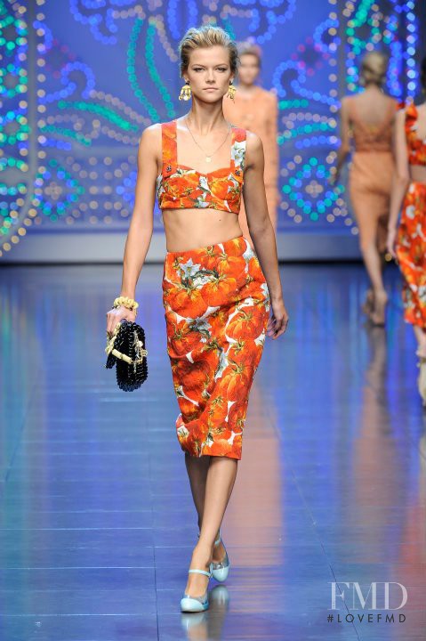 Kasia Struss featured in  the Dolce & Gabbana fashion show for Spring/Summer 2012