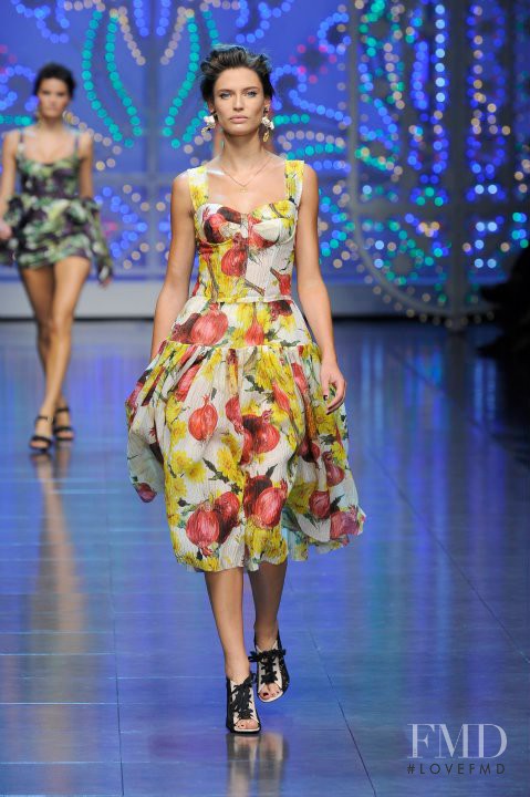 Bianca Balti featured in  the Dolce & Gabbana fashion show for Spring/Summer 2012