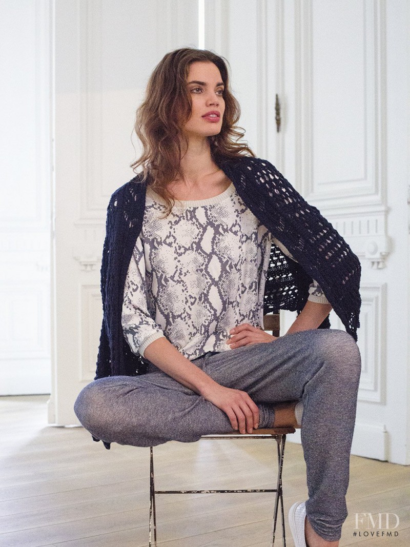 Rianne ten Haken featured in  the Scapa catalogue for Spring/Summer 2015