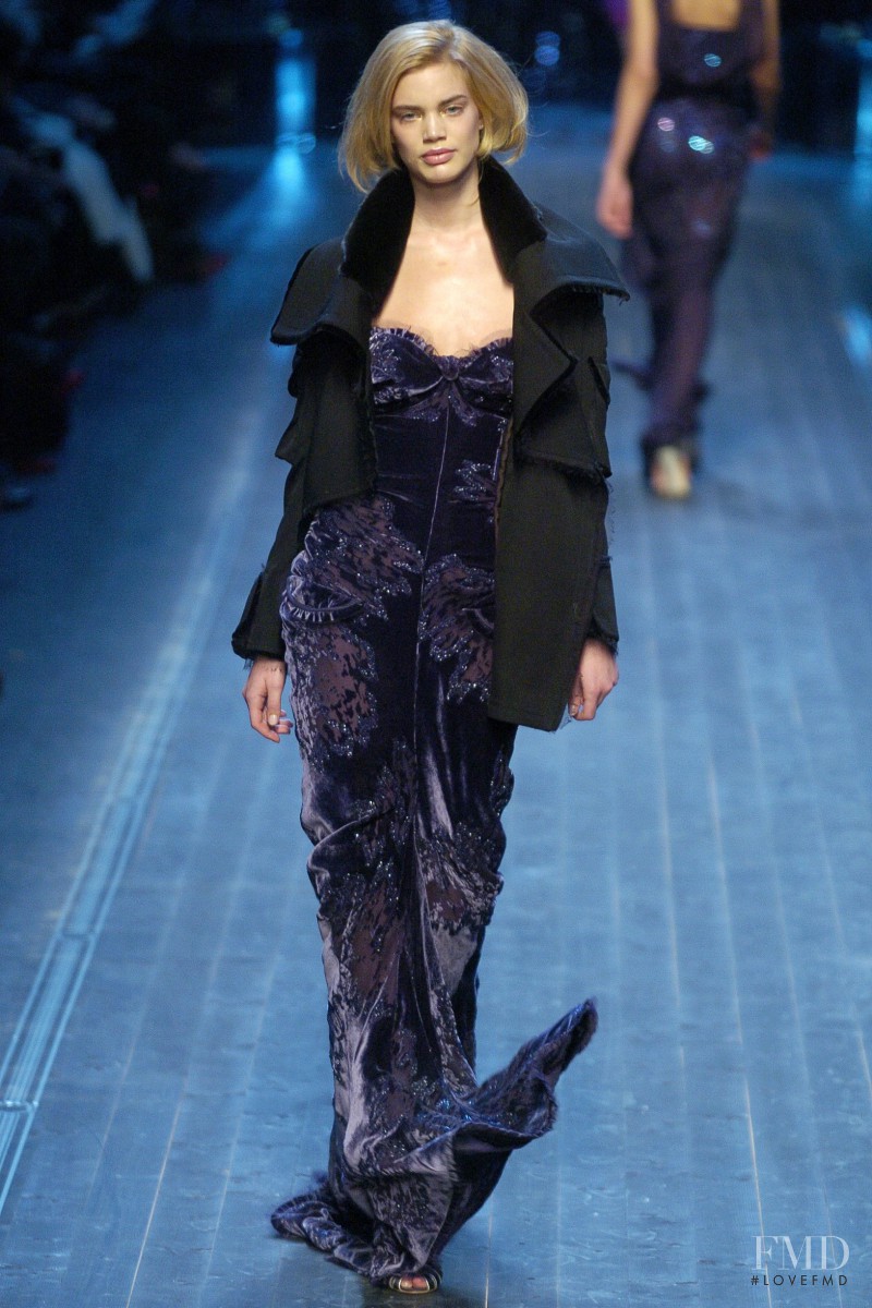 Rianne ten Haken featured in  the Christian Dior fashion show for Autumn/Winter 2005