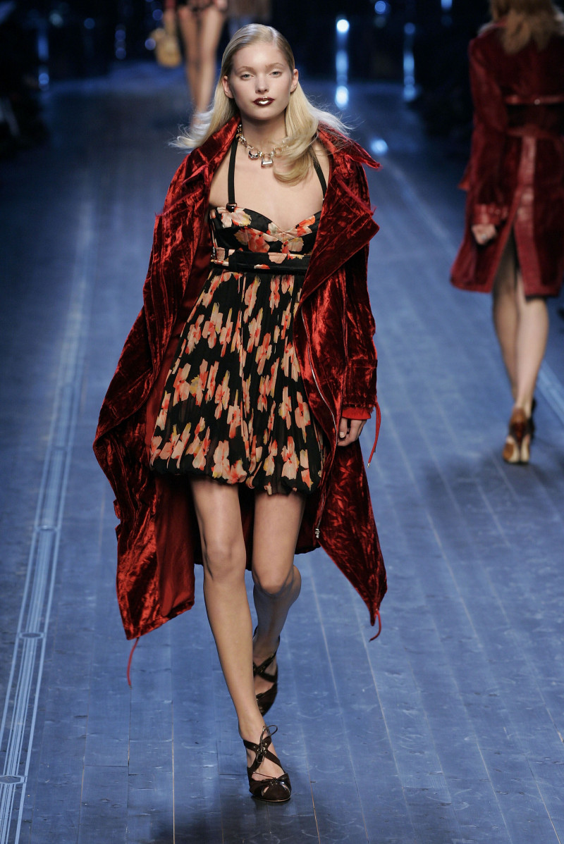 Elsa Hosk featured in  the Christian Dior fashion show for Autumn/Winter 2005