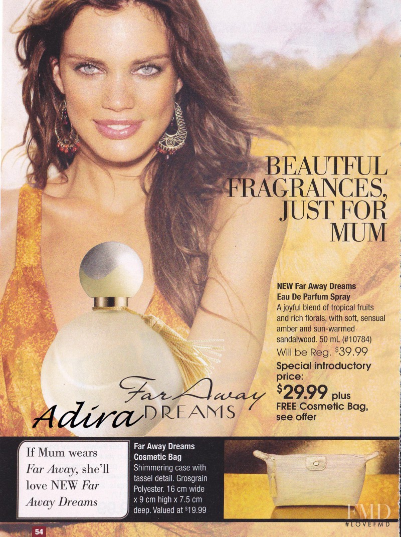 Rianne ten Haken featured in  the AVON Russia advertisement for Spring/Summer 2012