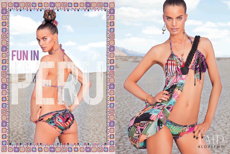 Rianne ten Haken featured in  the Agua Bendita Sparkling Crystals lookbook for Spring/Summer 2012