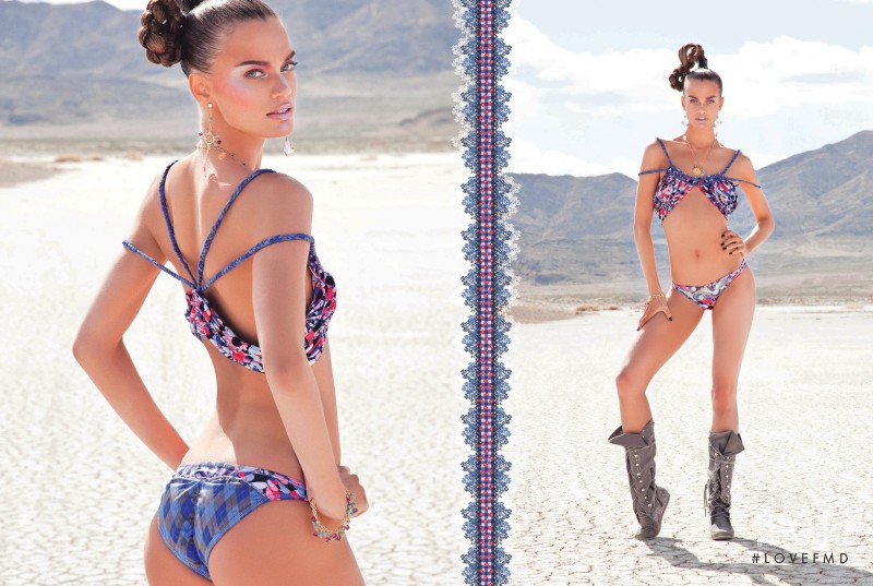 Rianne ten Haken featured in  the Agua Bendita Sparkling Crystals lookbook for Spring/Summer 2012