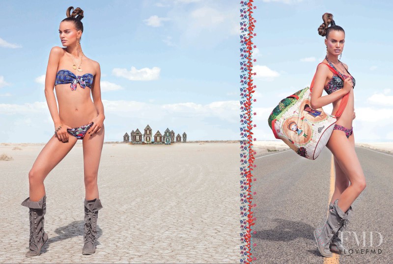 Rianne ten Haken featured in  the Agua Bendita Sparkling Crystals lookbook for Spring/Summer 2012