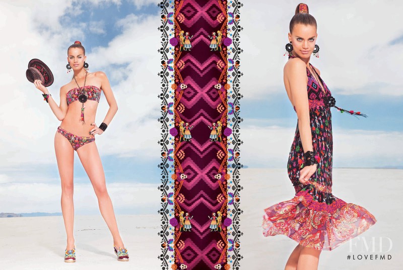 Rianne ten Haken featured in  the Agua Bendita Sparkling Crystals lookbook for Spring/Summer 2012