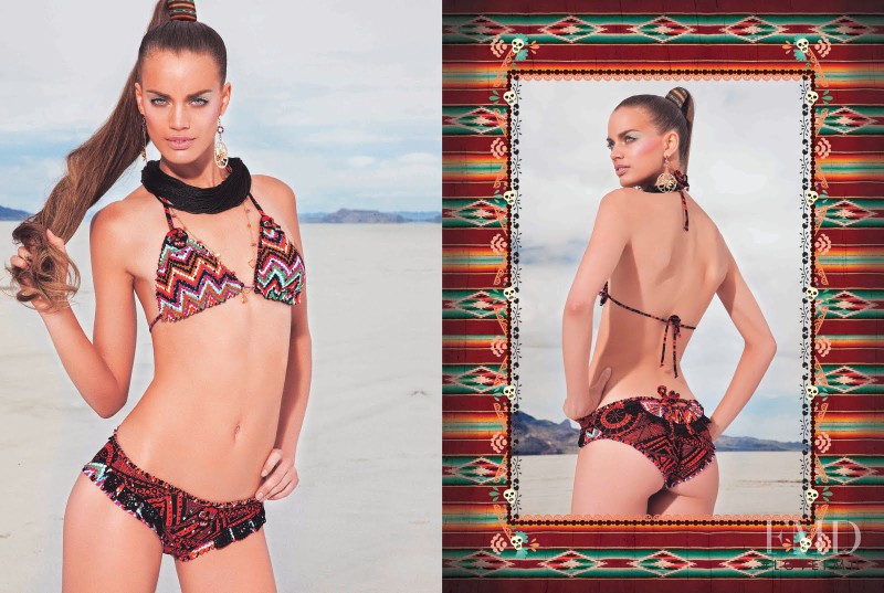 Rianne ten Haken featured in  the Agua Bendita Sparkling Crystals lookbook for Spring/Summer 2012