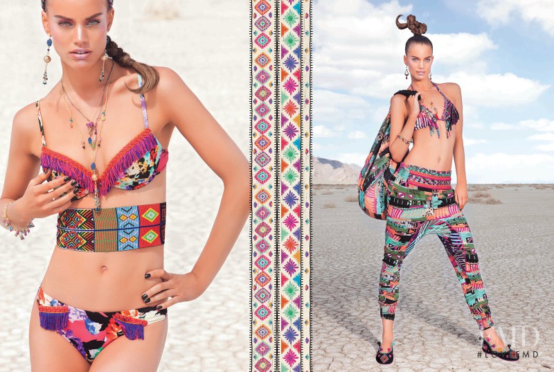 Rianne ten Haken featured in  the Agua Bendita Sparkling Crystals lookbook for Spring/Summer 2012