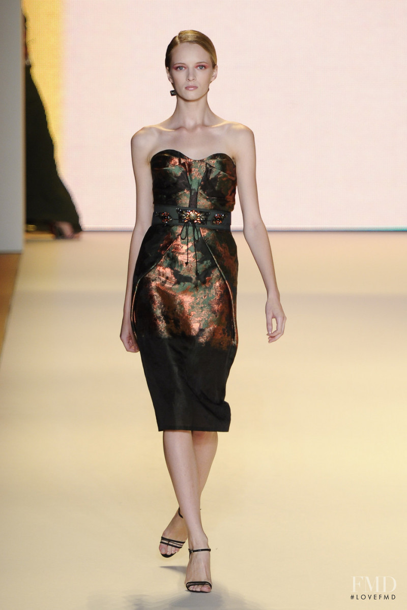 Daria Strokous featured in  the Carolina Herrera fashion show for Spring/Summer 2011