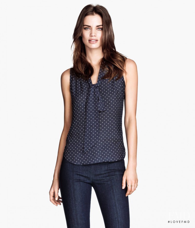 Rianne ten Haken featured in  the H&M catalogue for Spring 2014