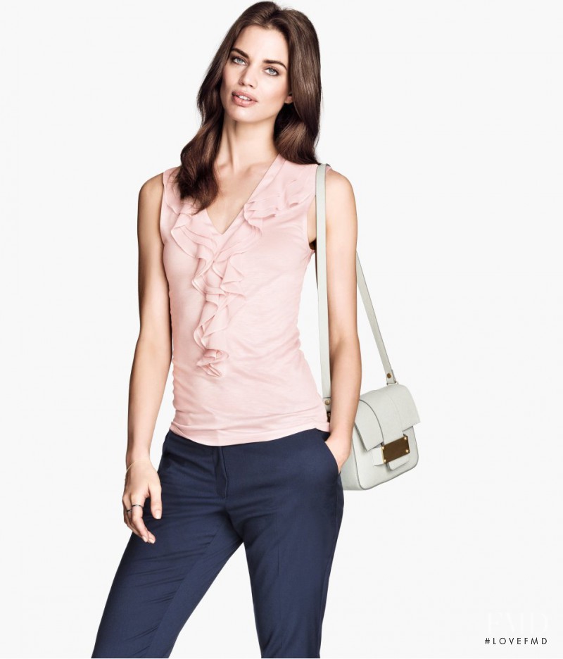 Rianne ten Haken featured in  the H&M catalogue for Spring 2014