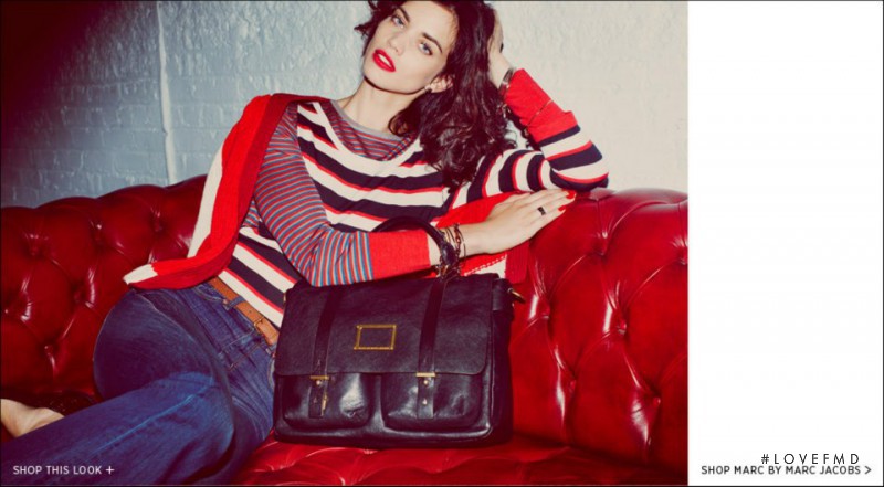 Rianne ten Haken featured in  the Marc by Marc Jacobs lookbook for Fall 2012