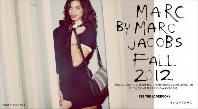 Rianne ten Haken featured in  the Marc by Marc Jacobs lookbook for Fall 2012