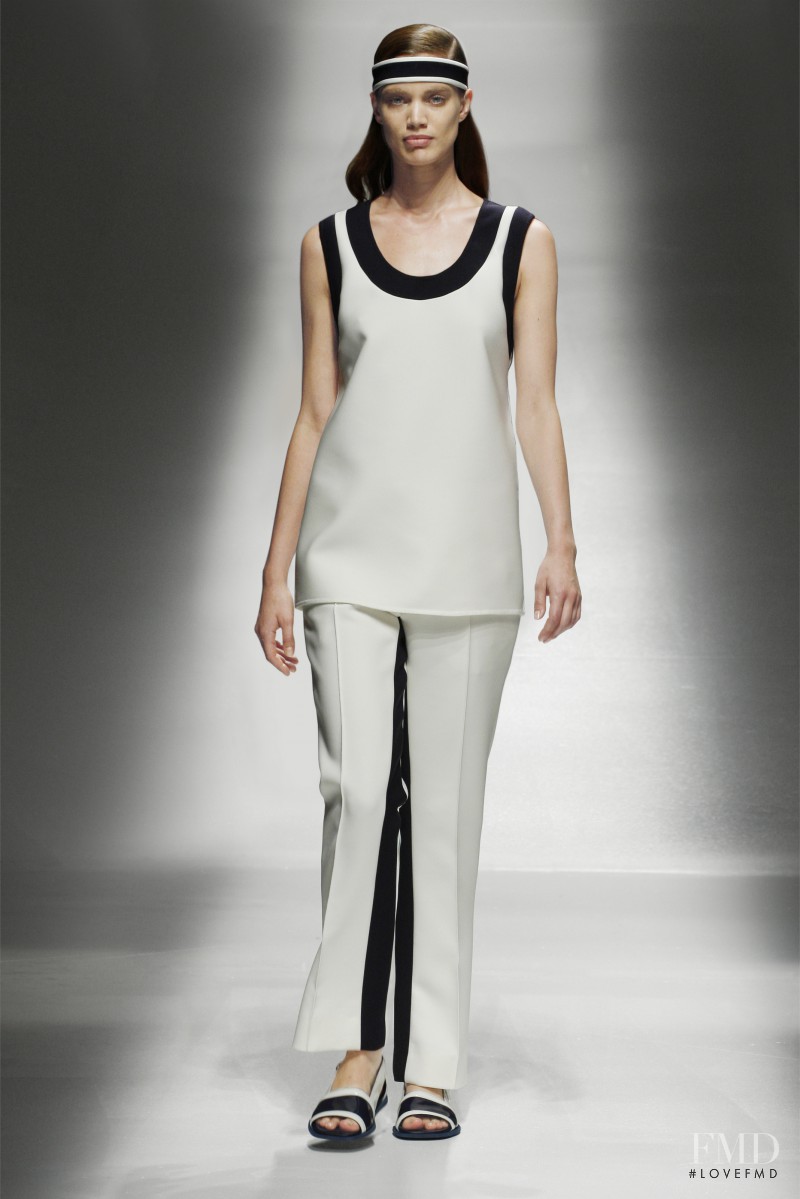 Rianne ten Haken featured in  the Prada fashion show for Resort 2013
