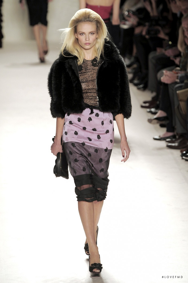 Natasha Poly featured in  the Nina Ricci fashion show for Autumn/Winter 2010