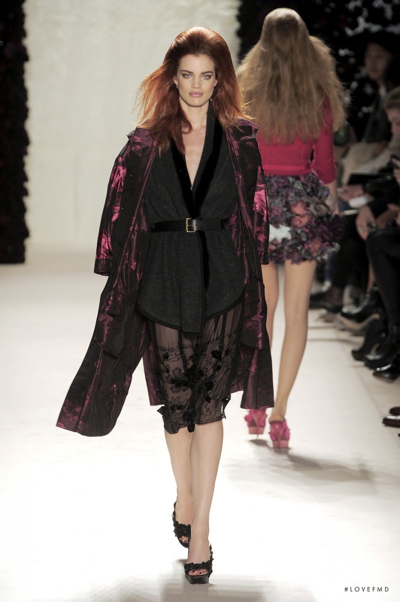Rianne ten Haken featured in  the Nina Ricci fashion show for Autumn/Winter 2010