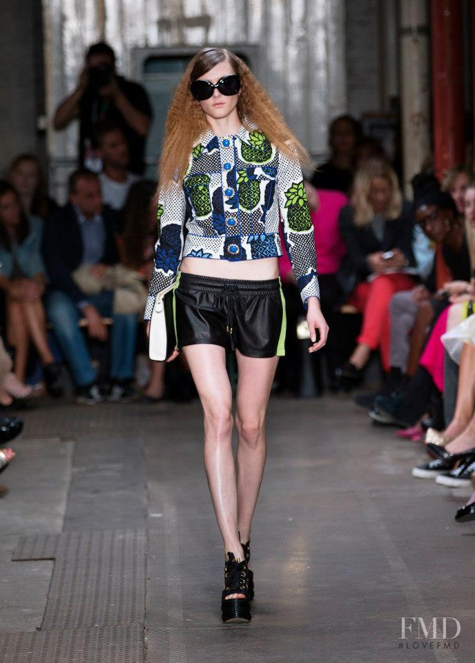 Zenia Sevastyanova featured in  the Boutique Moschino fashion show for Spring/Summer 2013