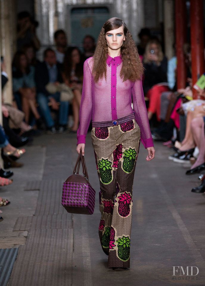 Hirschy Hirschfelder featured in  the Boutique Moschino fashion show for Spring/Summer 2013