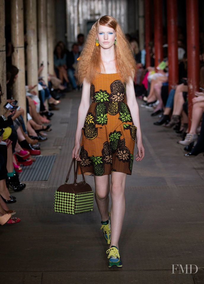 Anniek Kortleve featured in  the Boutique Moschino fashion show for Spring/Summer 2013